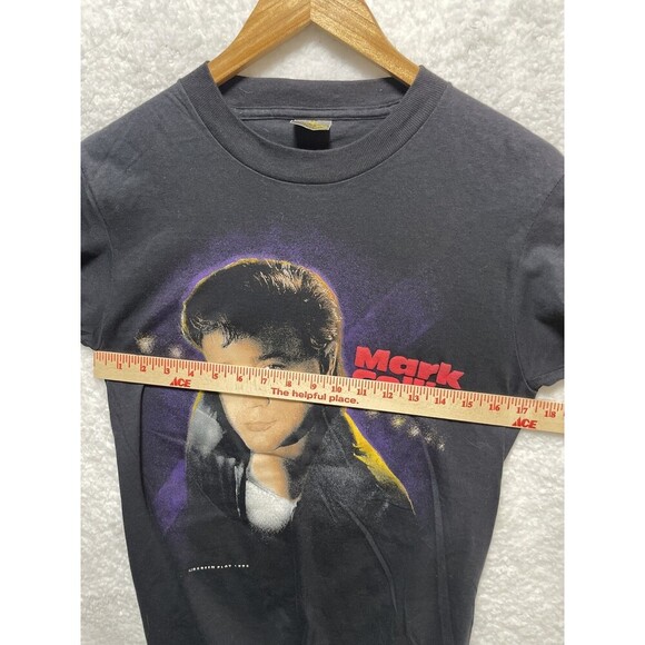 Vintage Mark Collie Tour T-Shirt Womens M Black 90s Country Concert Promo 1992 - Picture 4 of 10